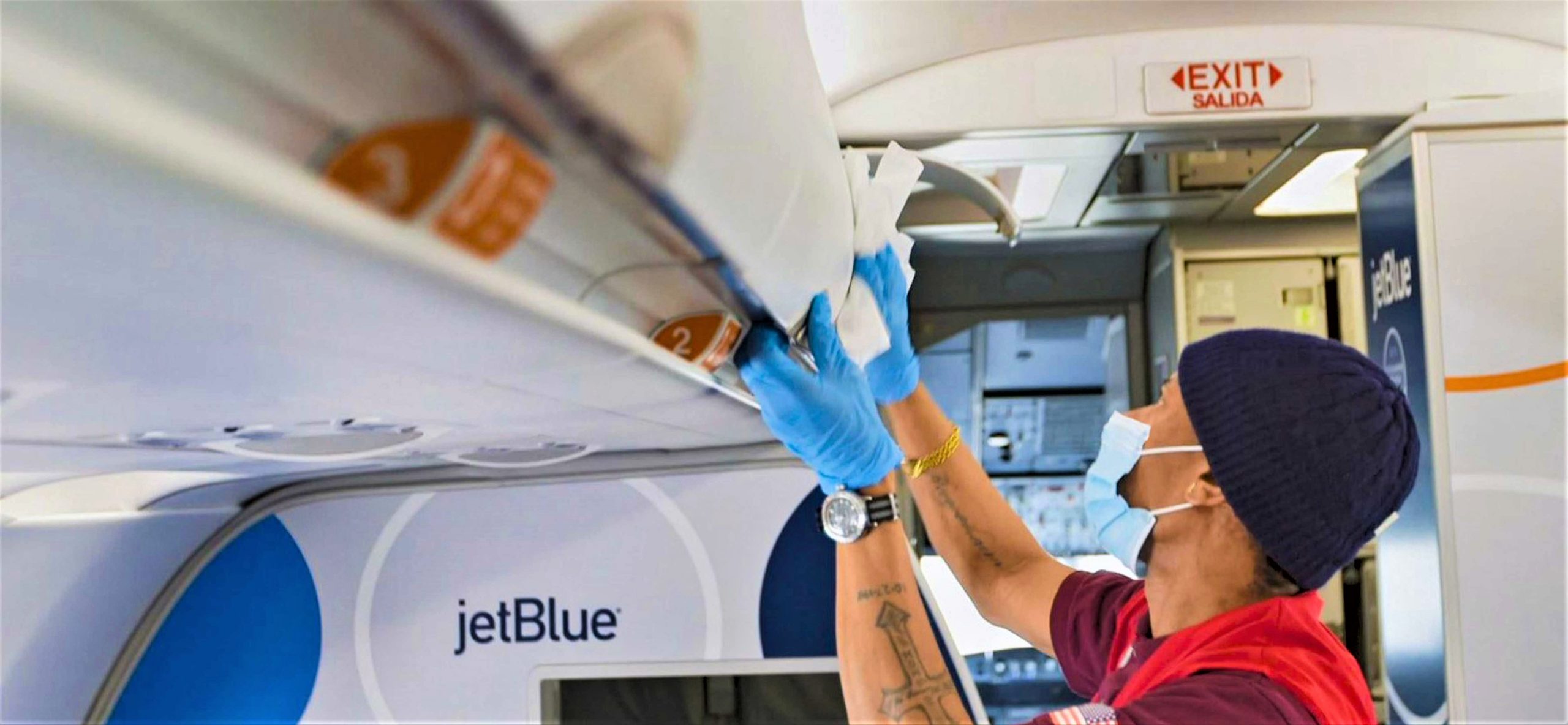 Jet Blue, airline cleaning