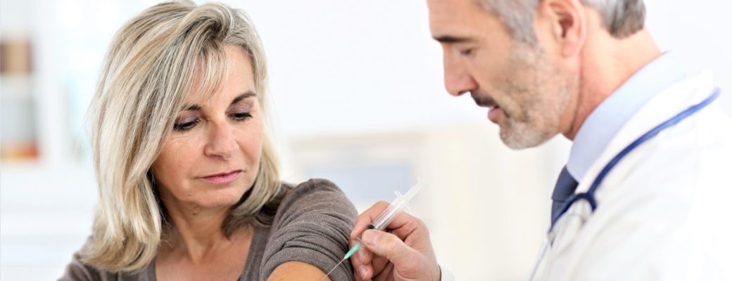 Doctor Giving Vaccine