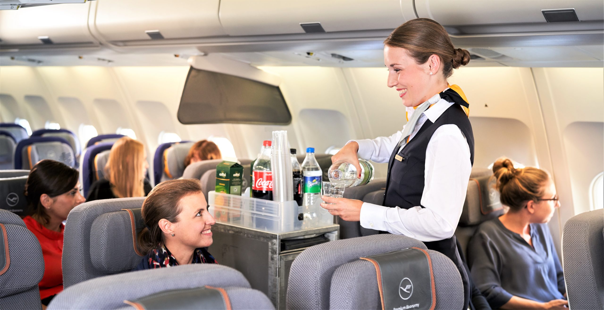 Lufthansa beverage service